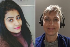 Simi Chacko, left, and Anna Walker