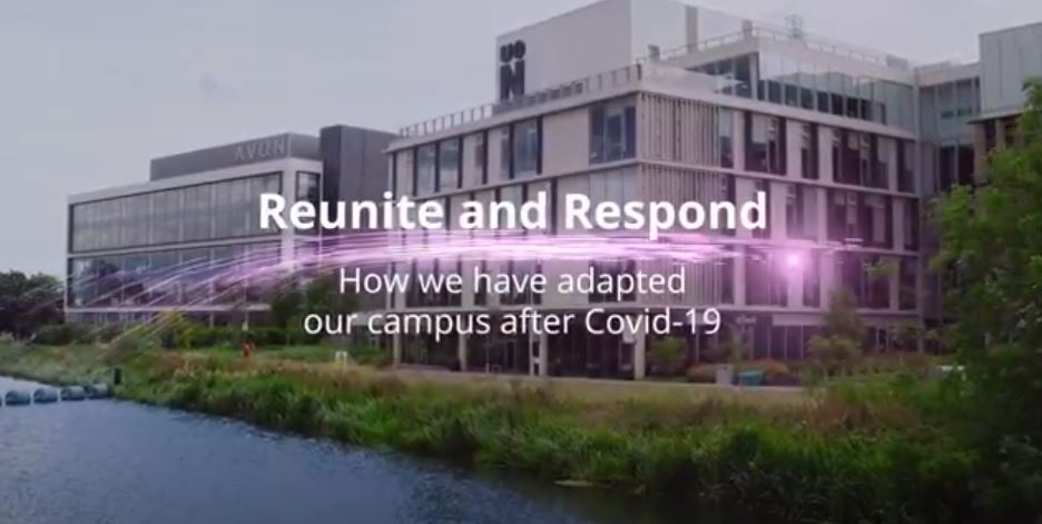 Screenshot still from the video Reunite and Respond
