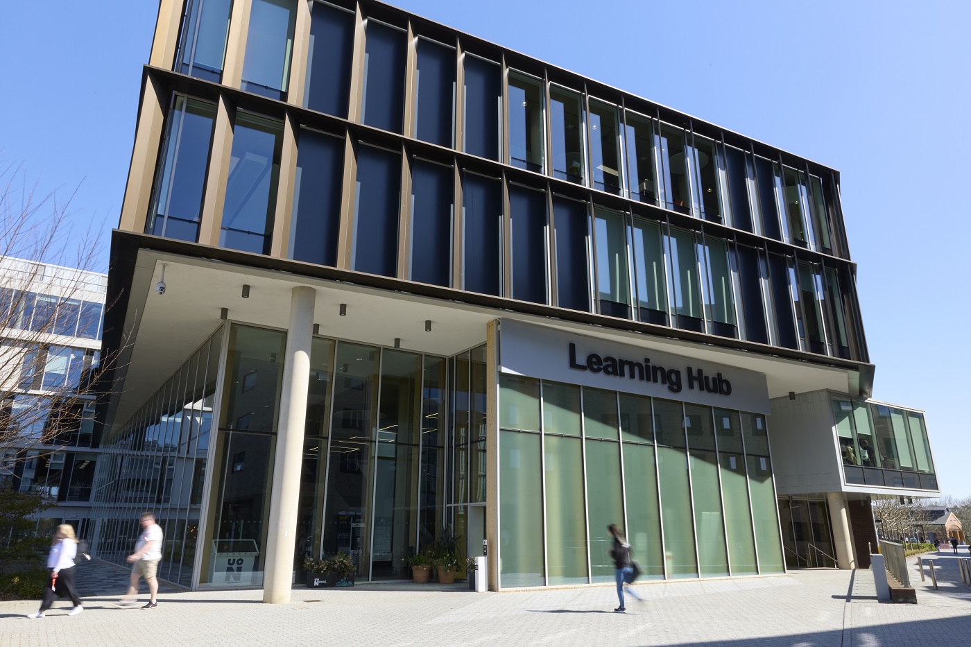 Exterior view of the Learning Hub