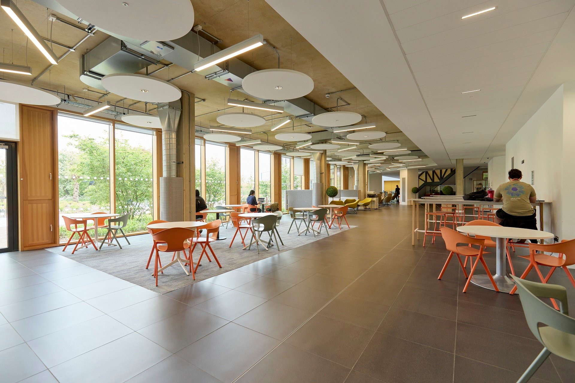 View of study area inside Creative Hub